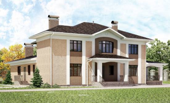 520-001-П Проект трехэтажного дома, огромный домик из газосиликатных блоков Гусиноозерск | Проекты домов от House Expert