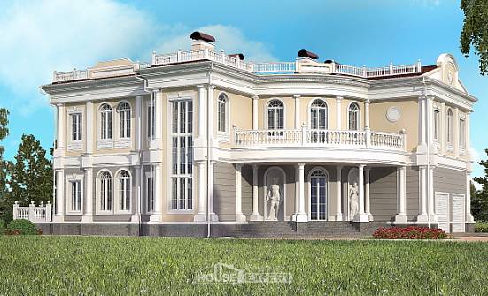 505-001-П Проект двухэтажного дома, гараж, уютный дом из бризолита Улан-Удэ | Проекты домов от House Expert