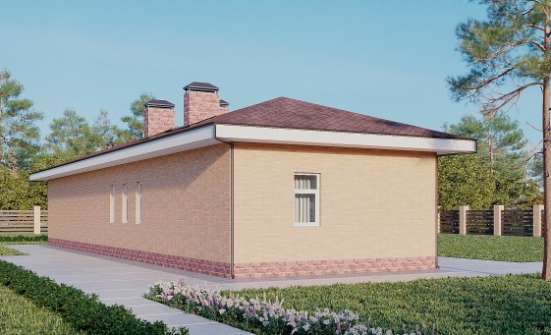 110-006-П Проект бани из арболита Улан-Удэ | Проекты одноэтажных домов от House Expert