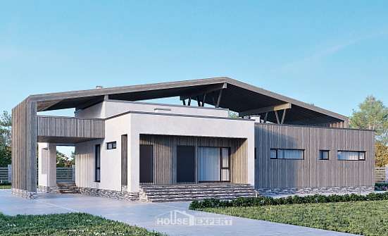 170-011-Л Проект одноэтажного дома, доступный домик из кирпича Улан-Удэ | Проекты домов от House Expert