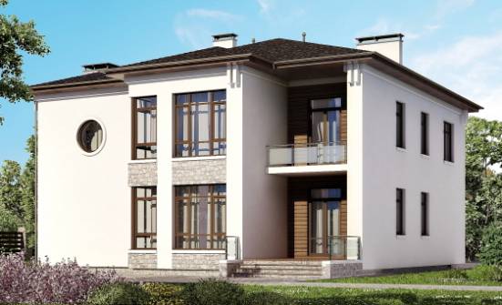 300-005-П Проект двухэтажного дома, большой коттедж из кирпича Улан-Удэ | Проекты домов от House Expert