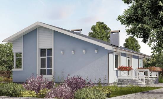 110-003-Л Проект одноэтажного дома, классический дом из керамзитобетонных блоков Гусиноозерск | Проекты домов от House Expert