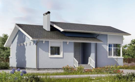 110-003-Л Проект одноэтажного дома, классический дом из керамзитобетонных блоков Гусиноозерск | Проекты домов от House Expert