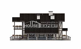250-002-Л Проект двухэтажного дома с мансардным этажом и гаражом, уютный домик из кирпича Северобайкальск, House Expert
