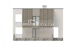 150-017-П Проект двухэтажного дома, скромный дом из керамзитобетонных блоков Улан-Удэ, House Expert