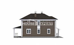 185-002-П Проект двухэтажного дома, уютный дом из керамзитобетонных блоков Улан-Удэ, House Expert