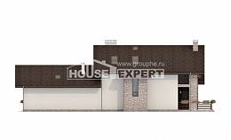 480-001-Л Проект трехэтажного дома мансардой, уютный коттедж из газобетона Гусиноозерск, House Expert