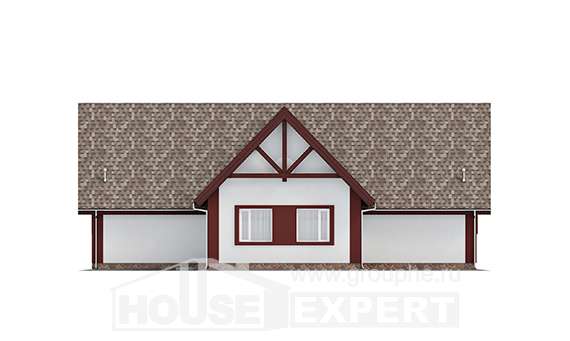 145-002-Л Проект гаража из поризованных блоков Северобайкальск, House Expert
