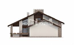 480-001-Л Проект трехэтажного дома с мансардой, огромный дом из керамзитобетонных блоков Северобайкальск, House Expert