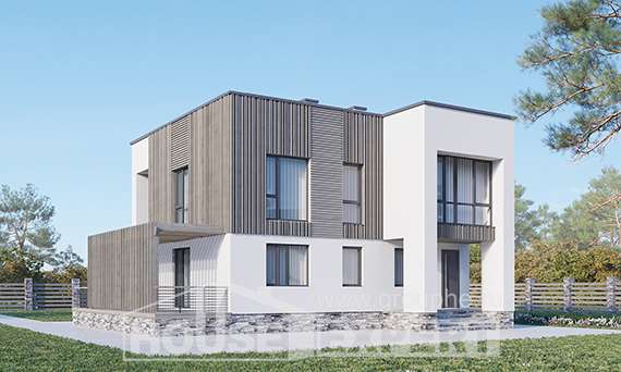150-017-П Проект двухэтажного дома, классический домик из керамзитобетонных блоков Улан-Удэ, House Expert