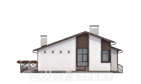 110-003-П Проект одноэтажного дома, небольшой загородный дом из блока Гусиноозерск, House Expert